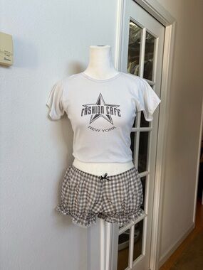 Jfashion Coquette Gingham Bloomer Shorts